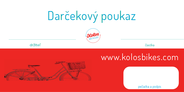 Darčekový poukaz KOLOS